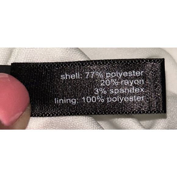 NWT The Limited Checkered Gray & White Lined Pencil Skirt Size 4 - Picture 6 of 6